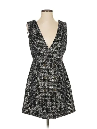 Pre-owned Zara Cocktail Dress In Black