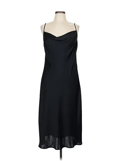 Pre-owned Zara Cocktail Dress In Black