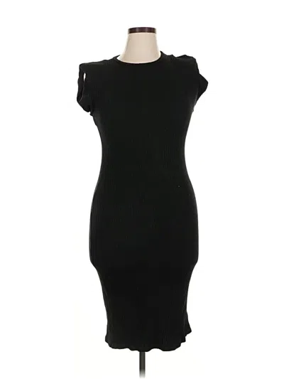 Pre-owned Zara Cocktail Dress In Black