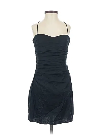 Pre-owned Zara Cocktail Dress In Black