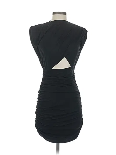 Pre-owned Zara Cocktail Dress In Black