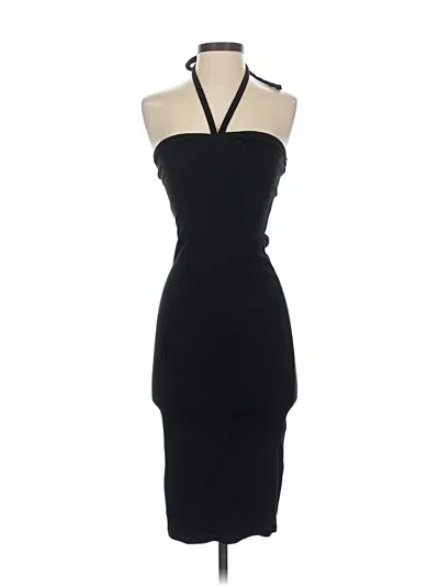 Pre-owned Zara Cocktail Dress In Black