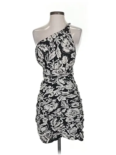 Pre-owned Zara Cocktail Dress In Black