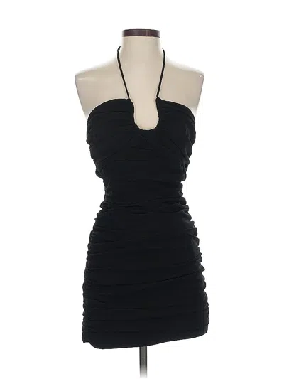 Pre-owned Zara Cocktail Dress In Black