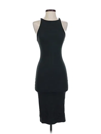 Pre-owned Zara Cocktail Dress In Black