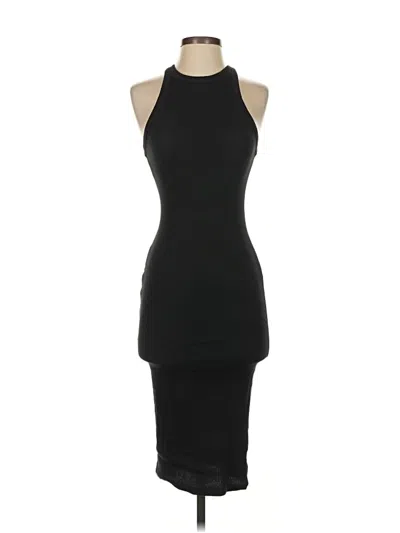 Pre-owned Zara Cocktail Dress In Black