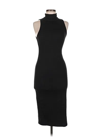 Pre-owned Zara Cocktail Dress In Black