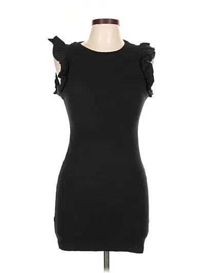 Pre-owned Zara Cocktail Dress In Black