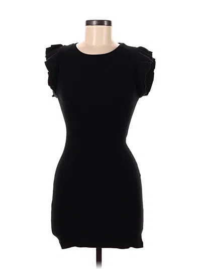 Pre-owned Zara Cocktail Dress In Black