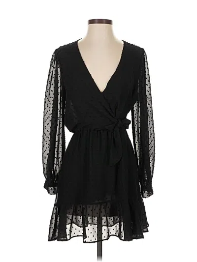 Pre-owned Zara Cocktail Dress In Black