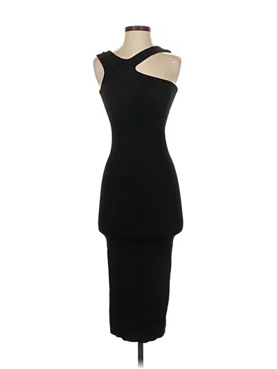 Pre-owned Zara Cocktail Dress In Black