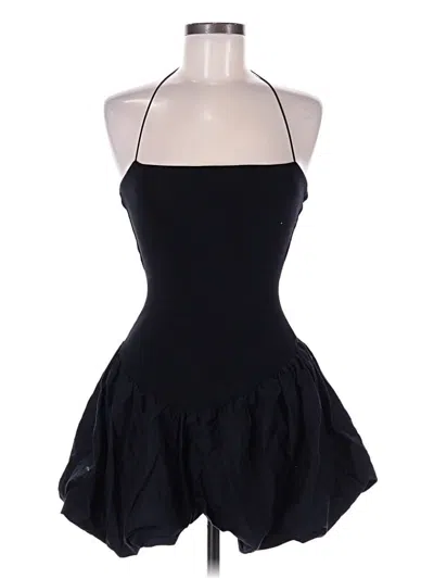 Pre-owned Zara Cocktail Dress In Black