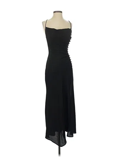 Pre-owned Zara Cocktail Dress In Black