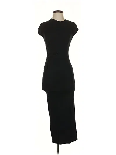 Pre-owned Zara Cocktail Dress In Black