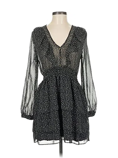 Pre-owned Zara Cocktail Dress In Black