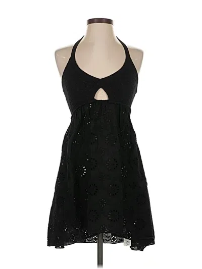 Pre-owned Zara Cocktail Dress In Black