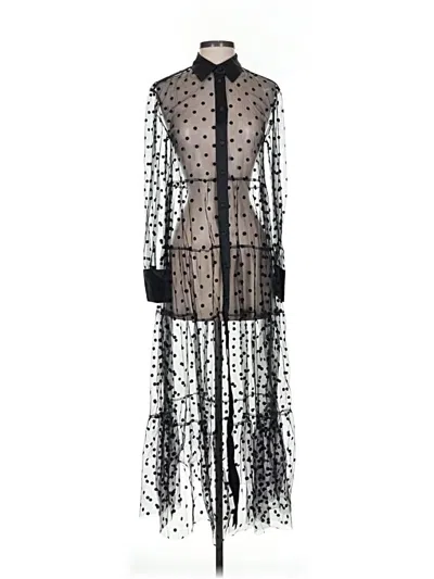 Pre-owned Zara Cocktail Dress In Black