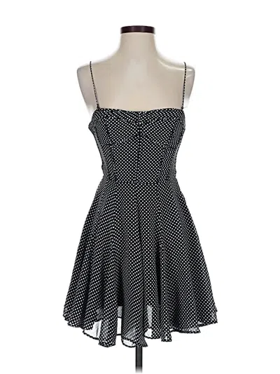 Pre-owned Zara Cocktail Dress In Black