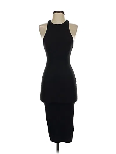 Pre-owned Zara Cocktail Dress In Black