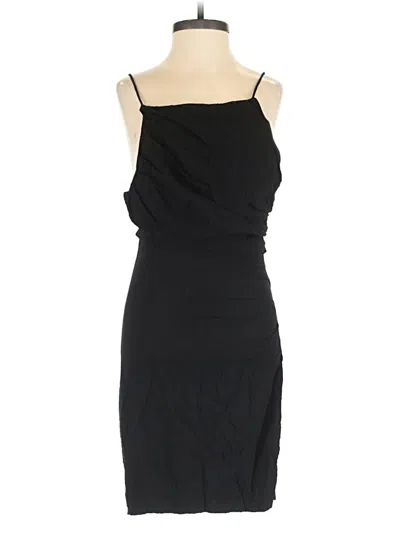 Pre-owned Zara Cocktail Dress In Black