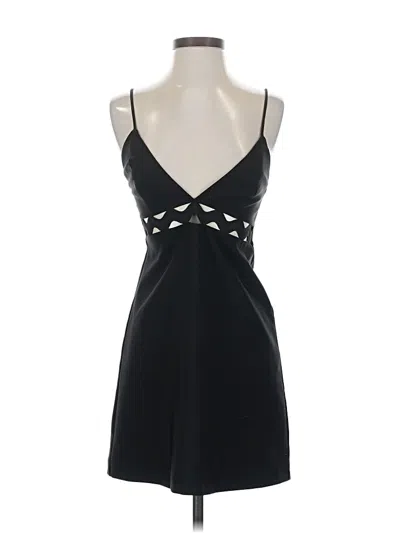 Pre-owned Zara Cocktail Dress In Black