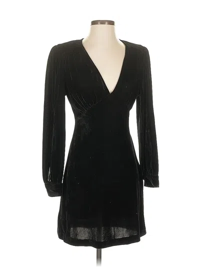 Pre-owned Zara Cocktail Dress In Black
