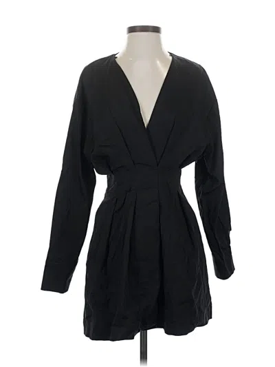 Pre-owned Zara Cocktail Dress In Black
