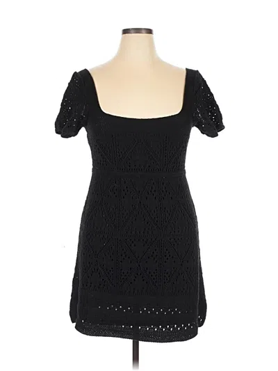 Pre-owned Zara Cocktail Dress In Black