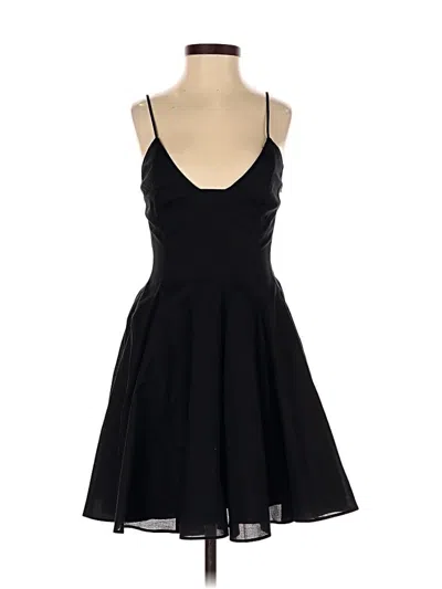 Pre-owned Zara Cocktail Dress In Black