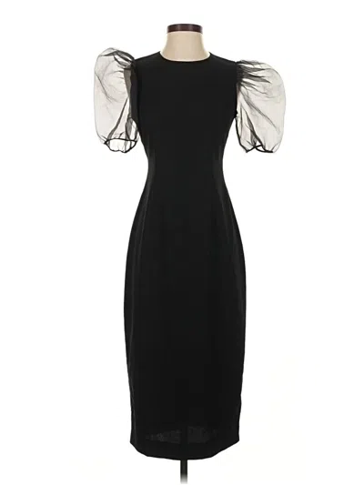 Pre-owned Zara Cocktail Dress In Black