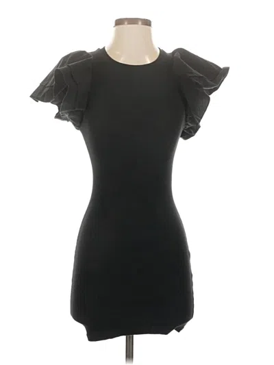 Pre-owned Zara Cocktail Dress In Black
