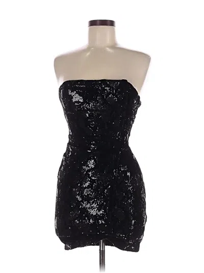 Pre-owned Zara Cocktail Dress In Black
