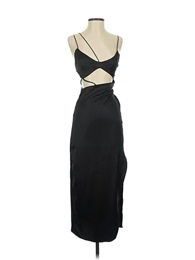 Pre-owned Zara Cocktail Dress In Black