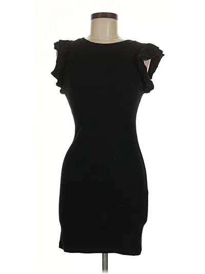 Pre-owned Zara Cocktail Dress In Black