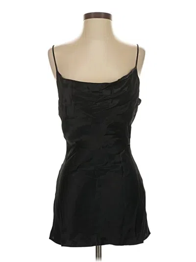 Pre-owned Zara Cocktail Dress In Black