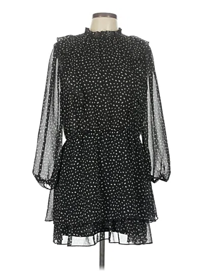 Pre-owned Zara Cocktail Dress In Black