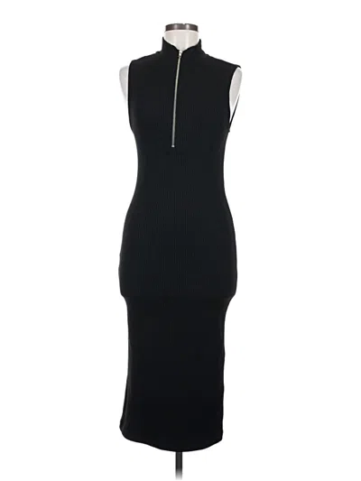 Pre-owned Zara Cocktail Dress In Black