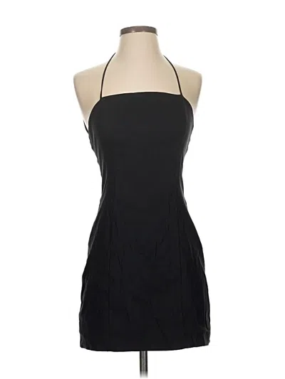 Pre-owned Zara Cocktail Dress In Black