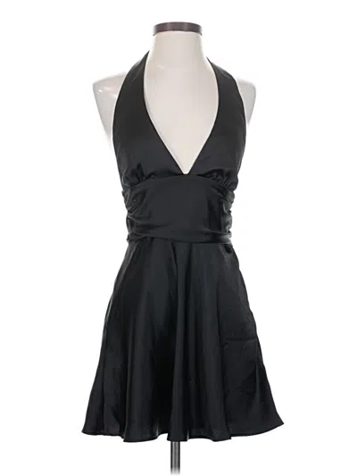 Pre-owned Zara Cocktail Dress In Black