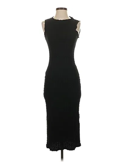 Pre-owned Zara Cocktail Dress In Black