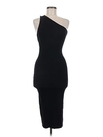 Pre-owned Zara Cocktail Dress In Black