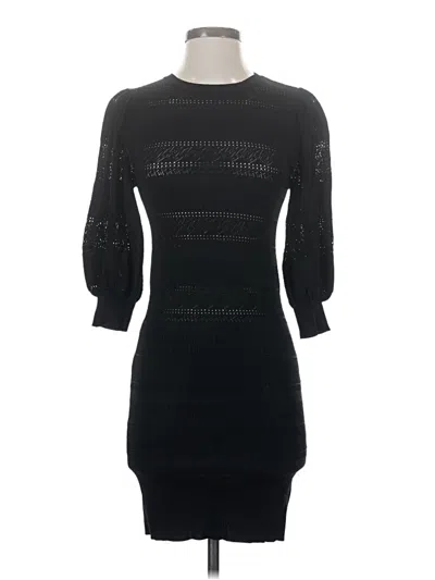Pre-owned Zara Cocktail Dress In Black