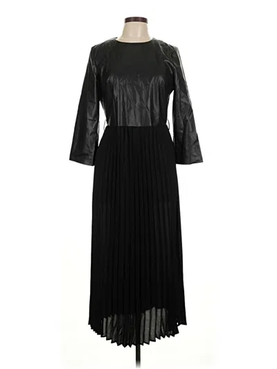 Pre-owned Zara Cocktail Dress In Black