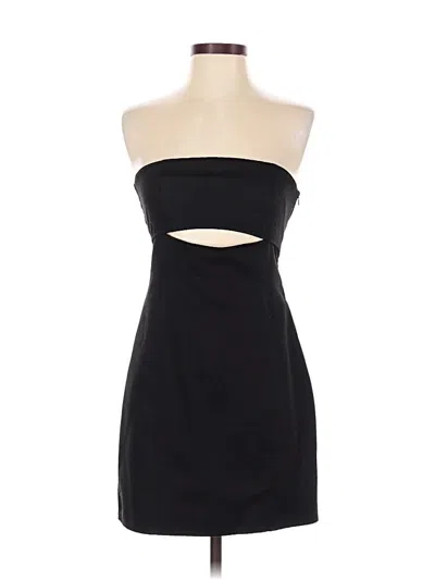 Pre-owned Zara Cocktail Dress In Black