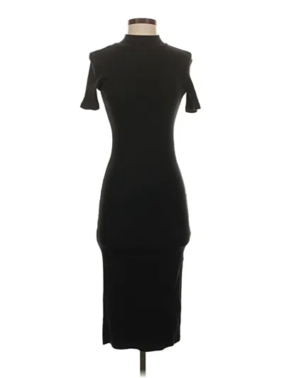 Pre-owned Zara Cocktail Dress In Black