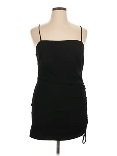 Pre-owned Zara Cocktail Dress In Black