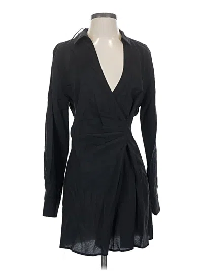 Pre-owned Zara Cocktail Dress In Black