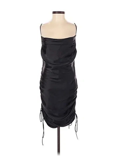 Pre-owned Zara Cocktail Dress In Black