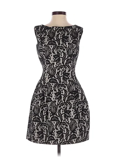 Pre-owned Zara Cocktail Dress In Black