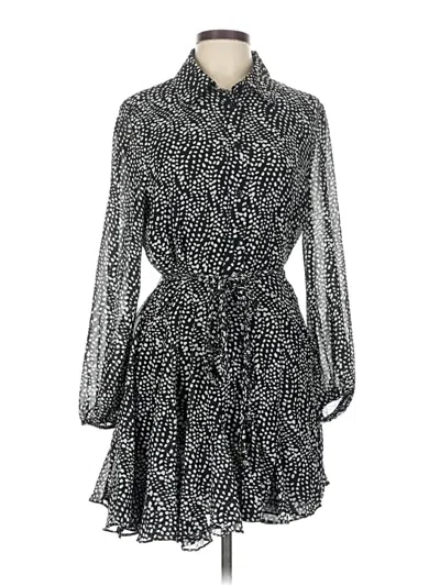 Pre-owned Zara Cocktail Dress In Black